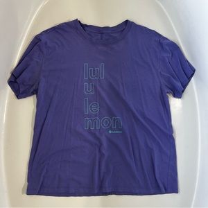 Lululemon logo tshirt oversized size 10
